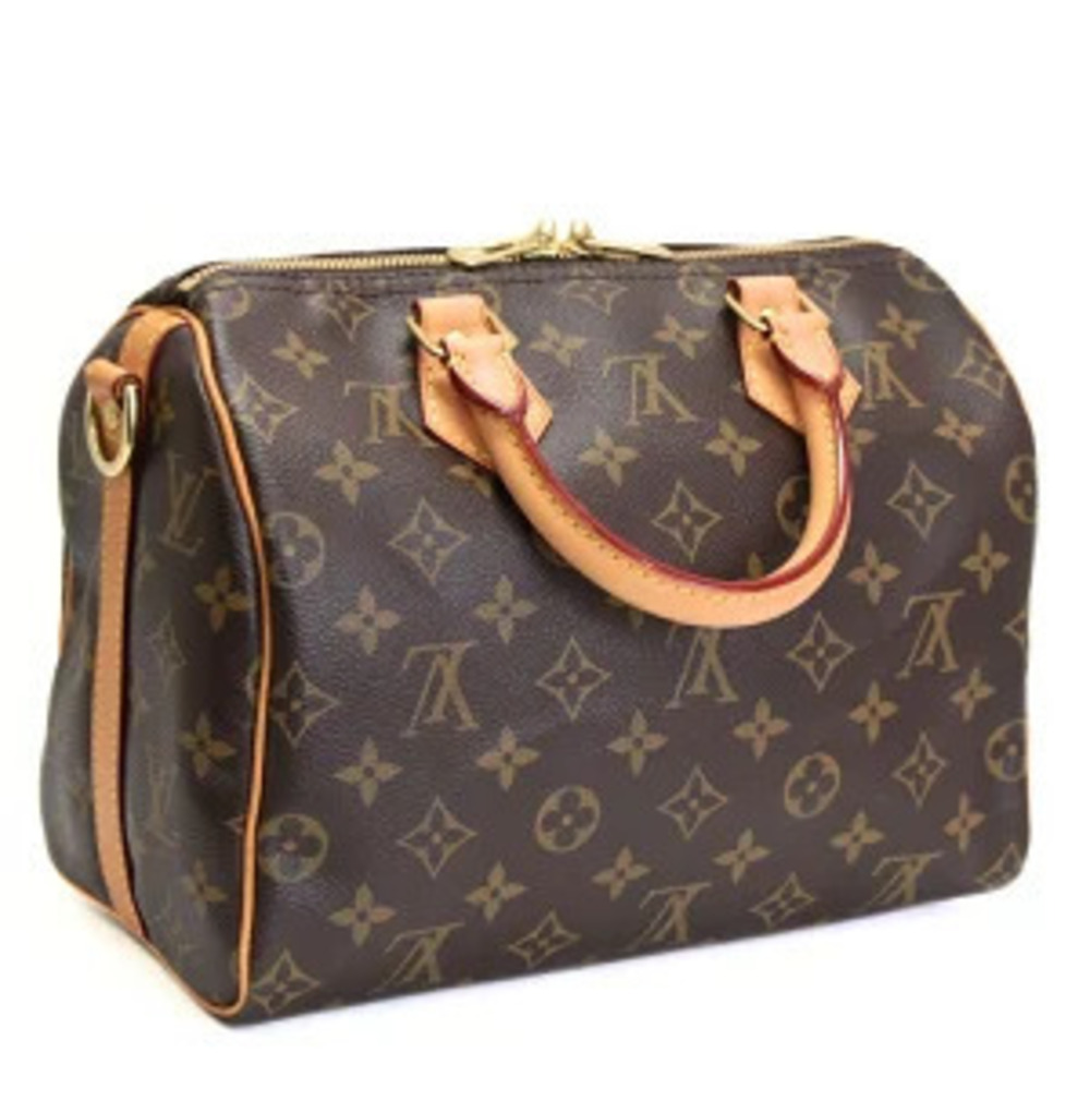 Louis Vuitton Bag Boston Bandouliere Speedy Shoulder Monogram Brown